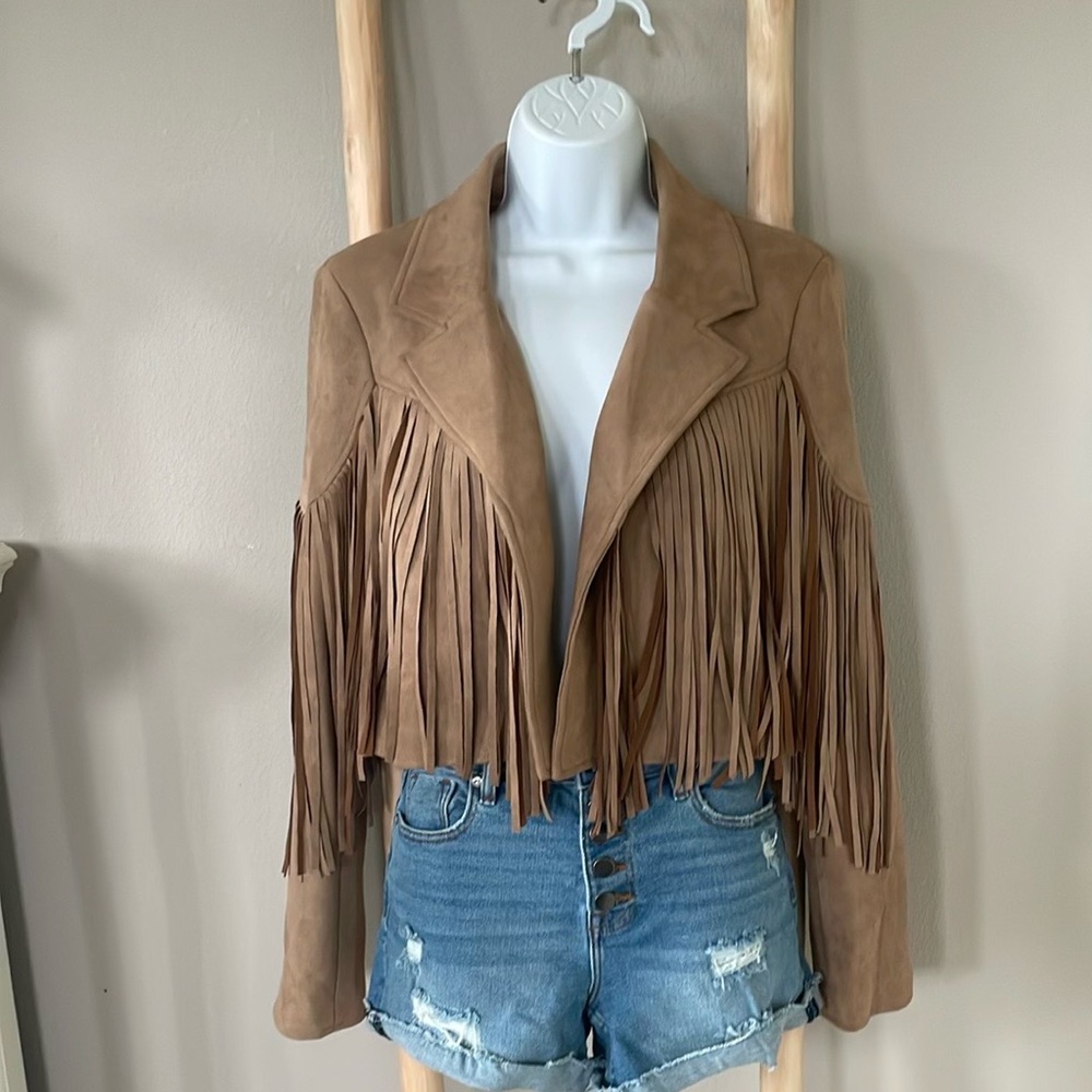 NWT Altr’d State fringe coat